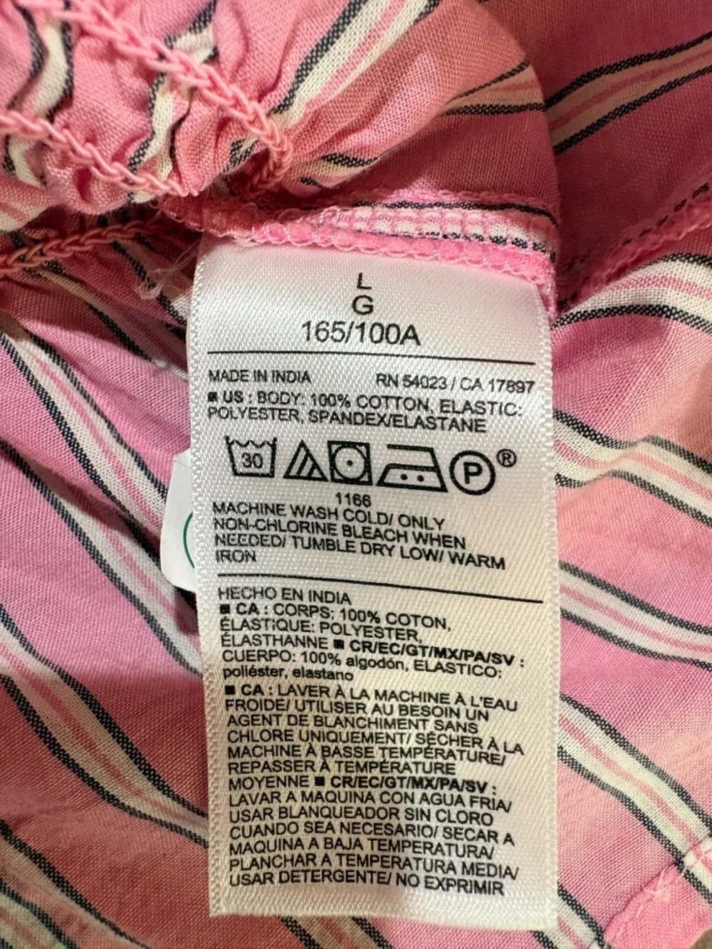 Pink Old Navy Pintucked Blouse Women's L